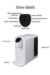 Home Office  Water Dispenser Ro Control Smart Hydrogen Water Machine