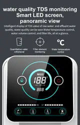 Ro Filter System Countertop Water Purifier Dispenser For Home