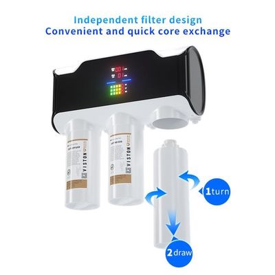 Smart LCD 800 GPD เครื่องกรองน้ำระบบ Reverse Osmosis การตรวจสอบ TDS