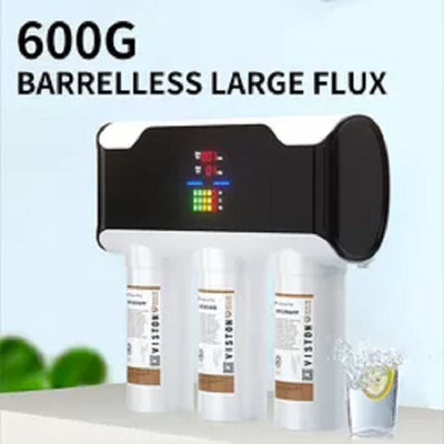 ปริมาณมาก 800GPD Undersink เครื่องกรองน้ำระบบ Reverse Osmosis หน้าแรก 4 ขั้นตอน