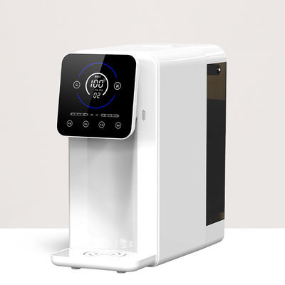 RO เครื่องทำน้ำอัลคาไลน์ไฮโดรเจนเข้มข้น Hot Ambient 4 Stages Desktop Water Dispenser
